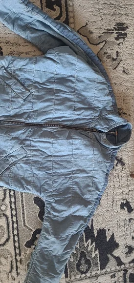 Free People Blue Quilted Jacket - Picture 4 of 9